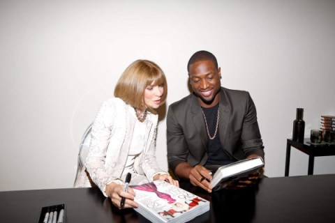 Anna Wintour and Dwyane Wade Fashion's Night Out 2012