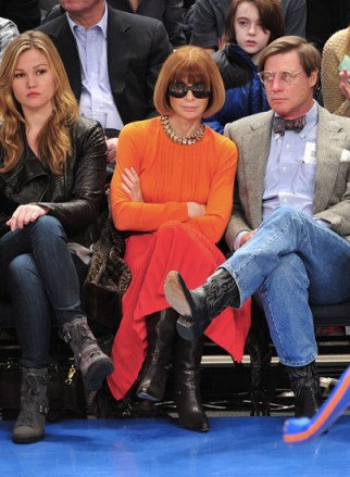 Anna Wintour, Knicks game.