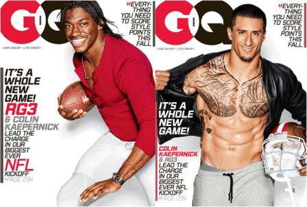 RG3 Colin Kaepernick September 2013 GQ