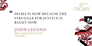 John Legend Oscars Acceptance Speech